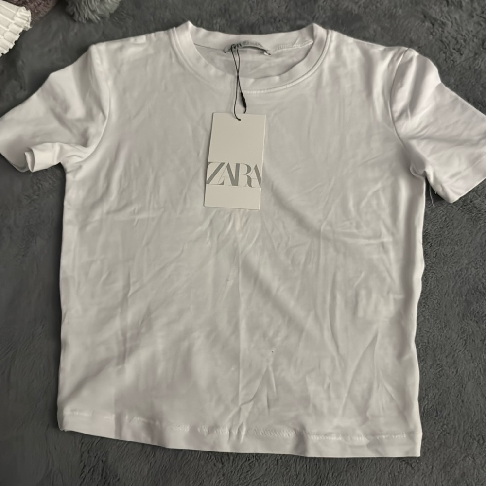 Zara crop t shirt